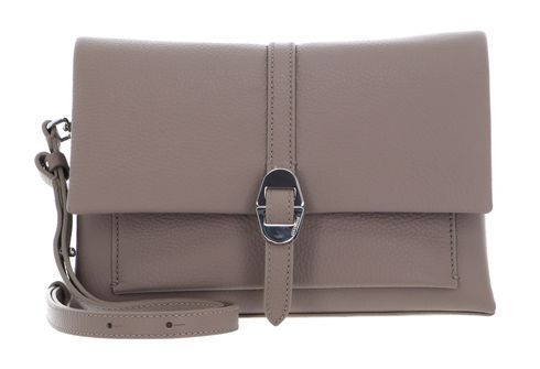 COCCINELLE Dorian Handbag Grained Leather Warm Taupe