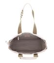 COCCINELLE 2Day Signature Handbag Grained Leather Lambskin White