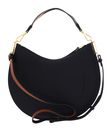 COCCINELLE Sunup Handbag Double Grainy Leather Noir / Cuir