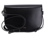 COCCINELLE Dew Shiny Calf Leather Handbag Noir