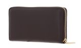 COCCINELLE Metallic Soft Wallet Grained Leather Fondant Brown