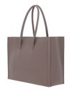COCCINELLE Myrtha Maxi Log Handbag Grained Leather Warm Taupe COCCINELLE Myrtha Maxi Log Handbag Grained Leather Warm Taupe