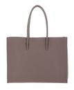 COCCINELLE Myrtha Maxi Log Handbag Grained Leather Warm Taupe COCCINELLE Myrtha Maxi Log Handbag Grained Leather Warm Taupe