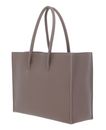 COCCINELLE Myrtha Maxi Log Handbag Grained Leather Warm Taupe COCCINELLE Myrtha Maxi Log Handbag Grained Leather Warm Taupe