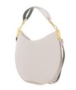 COCCINELLE Sunup Handbag Double Grainy Leather Lambskin White / Laurel Green