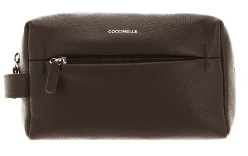 COCCINELLE Man Soft Travel Beauty Case Fondant Brown