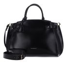 COCCINELLE Kliche Shiny Calf Leather Handbag Noir COCCINELLE Kliche Shiny Calf Leather Handbag Noir