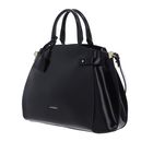 COCCINELLE Kliche Shiny Calf Leather Handbag Noir COCCINELLE Kliche Shiny Calf Leather Handbag Noir