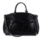 COCCINELLE Kliche Shiny Calf Leather Handbag Noir COCCINELLE Kliche Shiny Calf Leather Handbag Noir