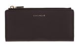 COCCINELLE Metallic Soft Wallet Grained Leather Fondant Brown