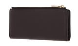 COCCINELLE Metallic Soft Wallet Grained Leather Fondant Brown