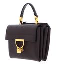 COCCINELLE Arlettis Signature Handbag Grained Leather Fondant Brown COCCINELLE Arlettis Signature Handbag Grained Leather Fondant Brown