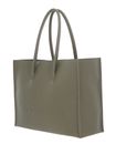 COCCINELLE Myrtha Maxi Log Handbag Grained Leather Laurel Green