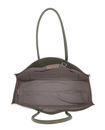 COCCINELLE Myrtha Maxi Log Handbag Grained Leather Laurel Green