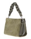 COCCINELLE Boheme Handbag Suede Grainy Leather Laurel Green