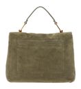 COCCINELLE Liya Suede Handbag Laurel Green / Laurel Green