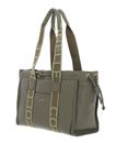COCCINELLE 2Day Signature Handbag Grained Leather Laurel Green COCCINELLE 2Day Signature Handbag Grained Leather Laurel Green