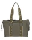 COCCINELLE 2Day Signature Handbag Grained Leather Laurel Green COCCINELLE 2Day Signature Handbag Grained Leather Laurel Green