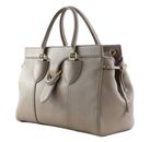 COCCINELLE York Handbag Grained Leather Warm Taupe