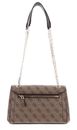 GUESS Noelle Girlfriend Satchel Latte Logo / Brown GUESS Noelle Girlfriend Satchel Latte Logo / Brown