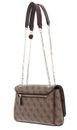 GUESS Noelle Girlfriend Satchel Latte Logo / Brown GUESS Noelle Girlfriend Satchel Latte Logo / Brown