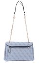 GUESS Noelle Girlfriend Satchel Light Blue Logo