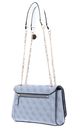 GUESS Noelle Girlfriend Satchel Light Blue Logo