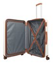travelite Bali BALI 4w Trolley L White / Cognac