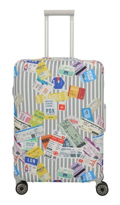 travelite Trolley Cover M Multi Color / Tickets