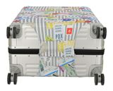 travelite Trolley Cover L Multi Color / Tickets