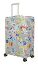 travelite Trolley Cover L Multi Color / Tickets