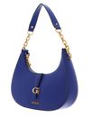 GUESS Kuba Top Zip Shoulder Bag Navy GUESS Kuba Top Zip Shoulder Bag Navy