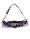 GUESS Kuba Top Zip Shoulder Bag Navy GUESS Kuba Top Zip Shoulder Bag Navy