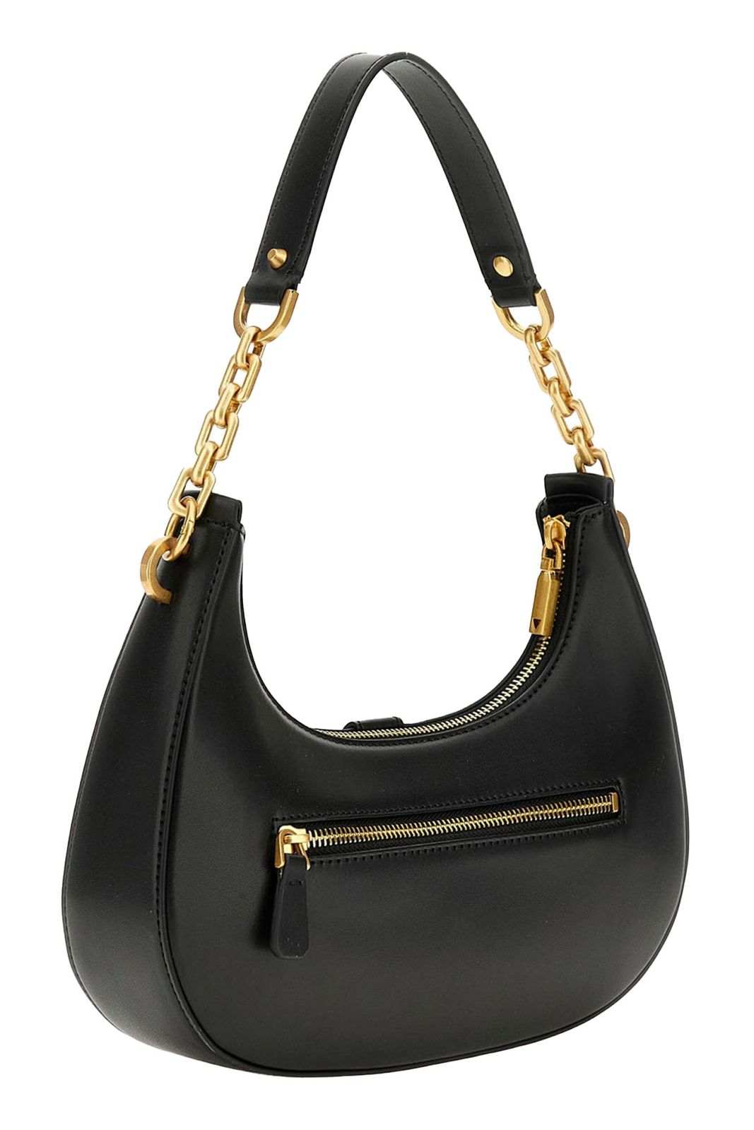 GUESS Kuba Top Zip Shoulder Bag Black GUESS Kuba Top Zip Shoulder Bag Black