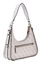 GUESS Noreen Top Zip Shoulder Bag Dove Logo
