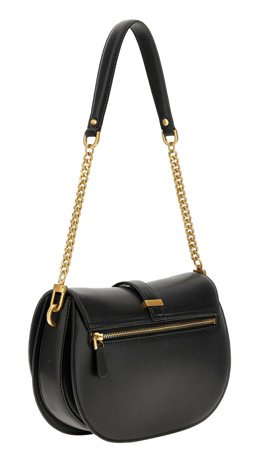 GUESS Schultertasche Kuba Tri Compartment Flap Shoulder Bag Black 