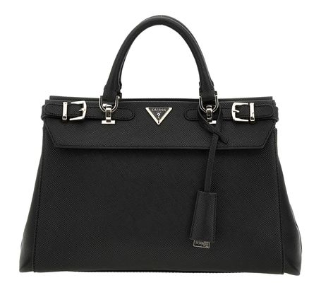 GUESS Levante Luxury Satchel Black