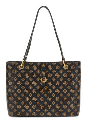 GUESS Kuba Noel Tote Mocha Logo