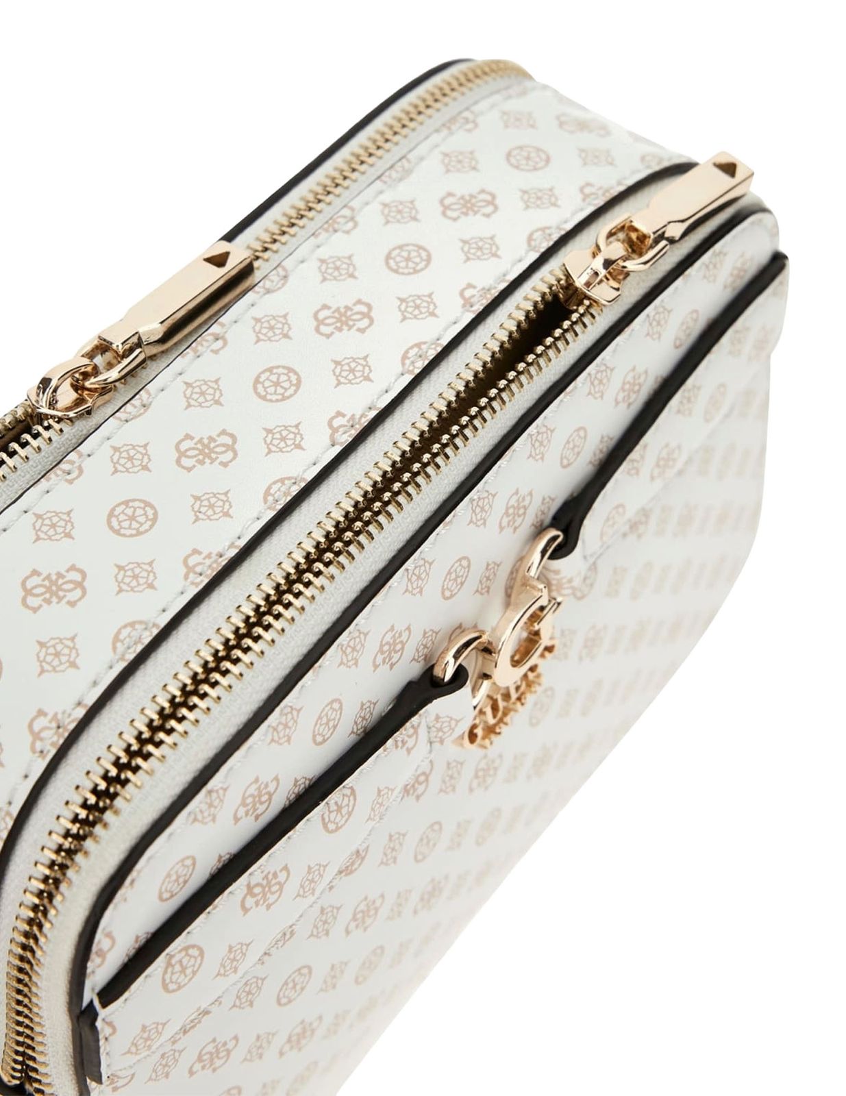GUESS cross body bag Arlena Logo Camera Crossbody White Logo | Buy 