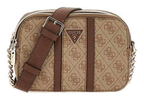 GUESS Noreen Camera Crossbody Latte Logo / Brown