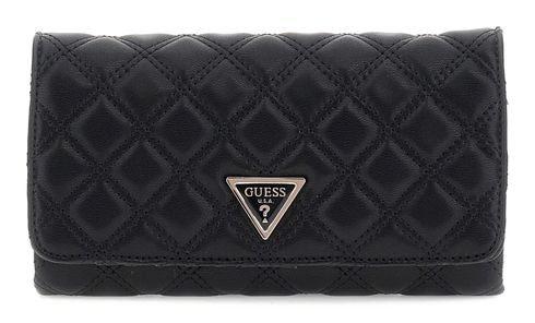 GUESS Giully Mini Xbody Flap Organizer Black