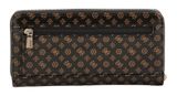 GUESS Arlena Logo SLG Zip Around Wallet L Mocha Logo