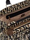 GUESS Stark Zip Bottom Shopper Tote Brown Multi GUESS Stark Zip Bottom Shopper Tote Brown Multi