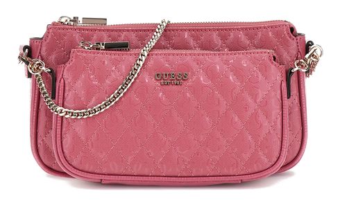 GUESS Yarmilla Double Pouch Crossbody Mulberry