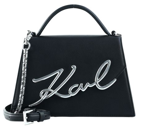 KARL LAGERFELD K / Signature 2.0 Crossbody Bag M Black / Nickel