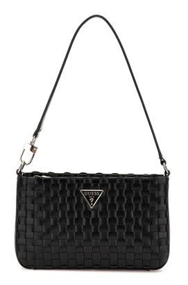GUESS Twiller Mini Top Zip Shoulder Bag Black