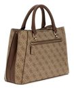 GUESS Noreen Girlfriend Satchel Latte Logo / Brown GUESS Noreen Girlfriend Satchel Latte Logo / Brown