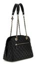 GUESS Giully Dome Satchel Black GUESS Giully Dome Satchel Black