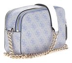 GUESS Noelle Crossbody Camera Bag Light Blue Logo