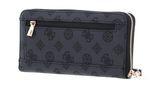 GUESS Laurel Zip Around Wallet L Charcoal Logo GUESS Laurel Zip Around Wallet L Charcoal Logo